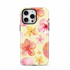 Grapefruit & Flowers / iPhone 12 Pro Max