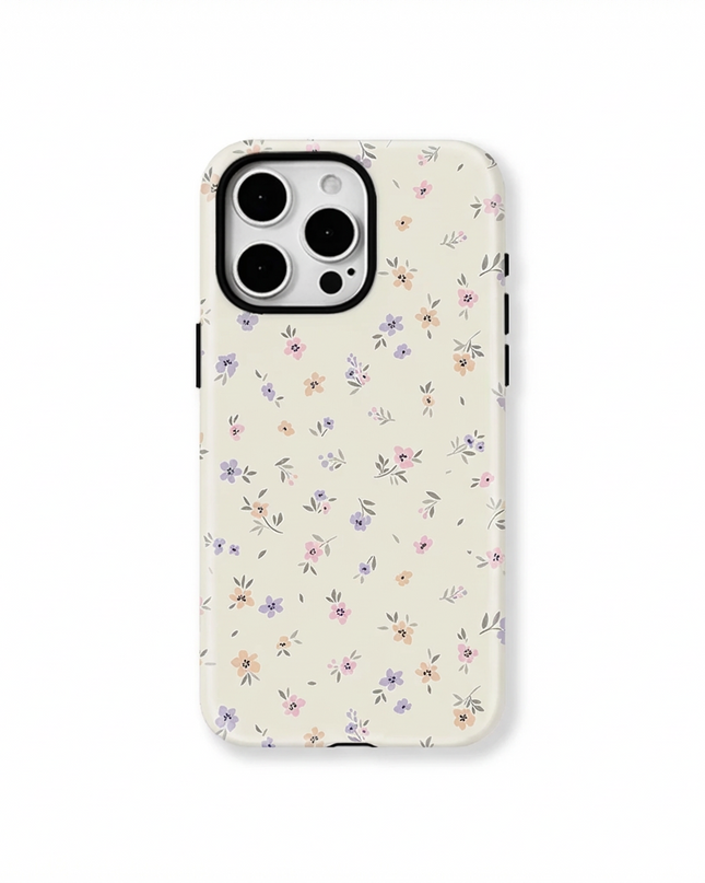 Cute Floral iPhone 15 Pro Case – Slim Protective Phone Cover for Women