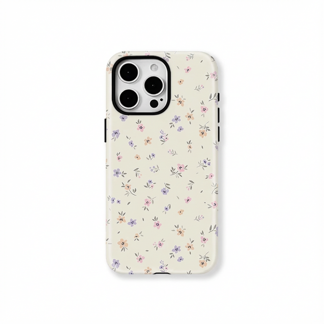 Cute Floral iPhone 15 Pro Case – Slim Protective Phone Cover for Women