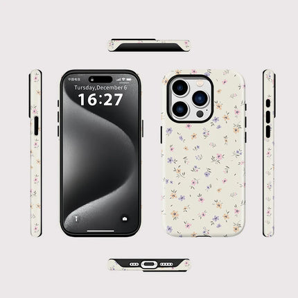 Cute Floral iPhone 15 Pro Case – Slim Protective Phone Cover for Women 1