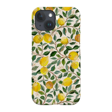 Cute Lemon iPhone 15 Pro Phone Case – Slim Protective Cover for Women 0