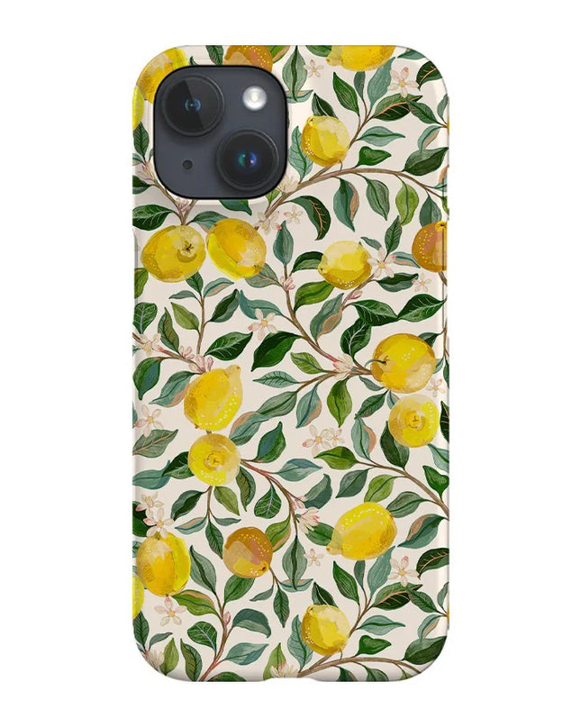 Cute Lemon iPhone 15 Pro Phone Case – Slim Protective Cover for Women 0